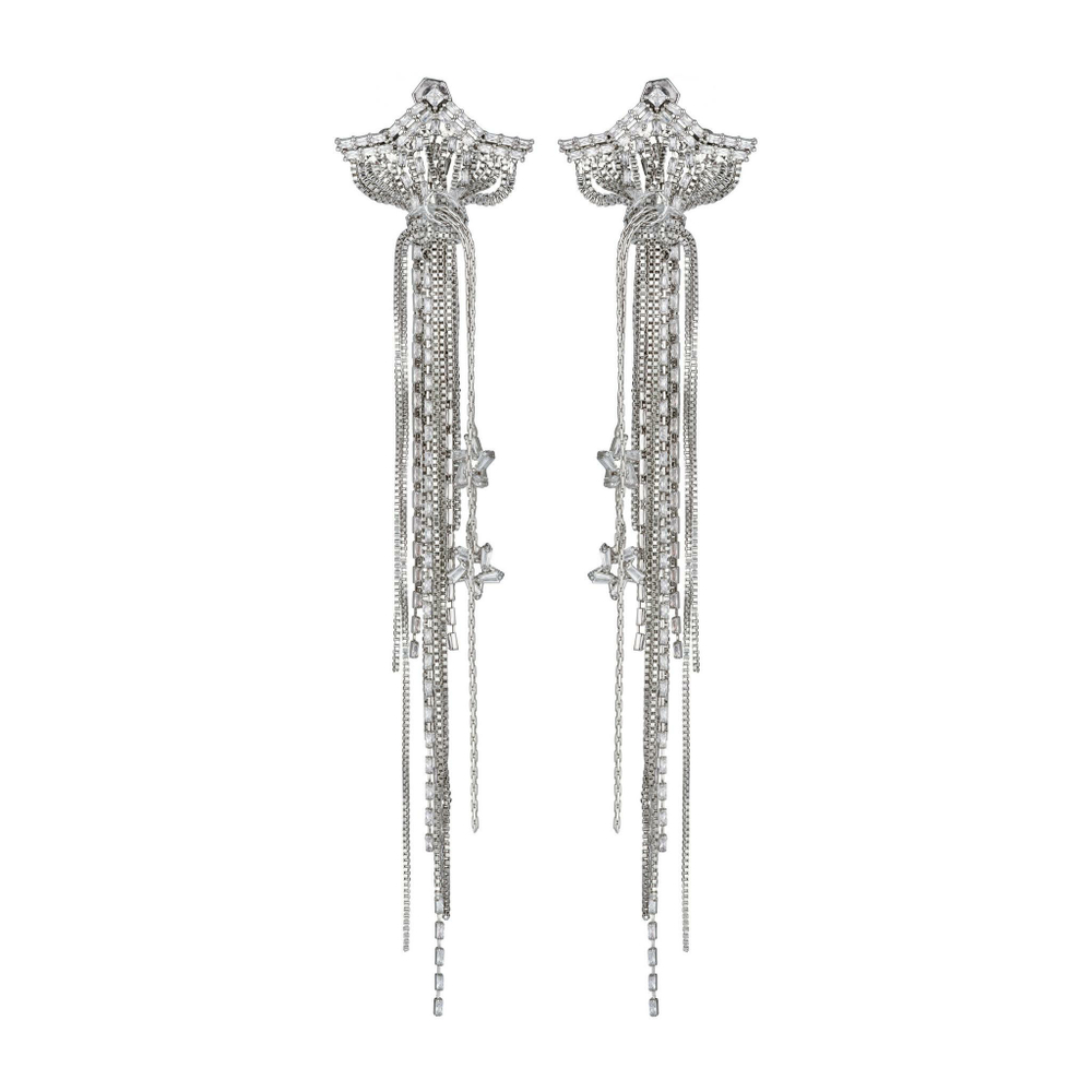 Серьги длинные 1858