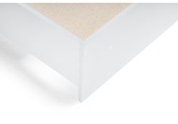 Двуспальная кровать Адайн 160х200 белое дерево / белое дерево