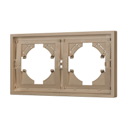 Рамка пластиковая FRM-TENDO-PL-2-GD (Arlight, -) 053842