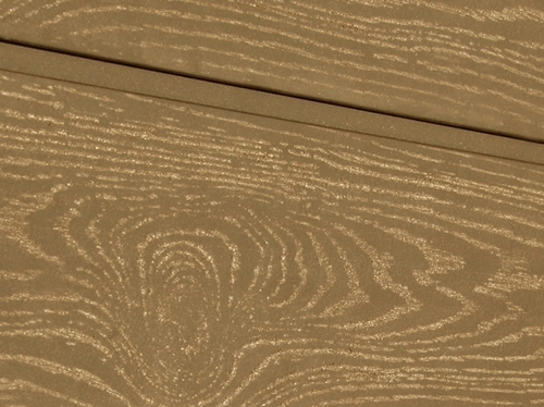 Cайдинг из ДПК SW Cedrus, тангенциальный распил. Цвет тик.