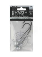 Джиг-головка для рыбалки BKK Round Elite-Stinger Eye Bait Keeper, размер крючка 12/0, вес 15г, 2 шт.