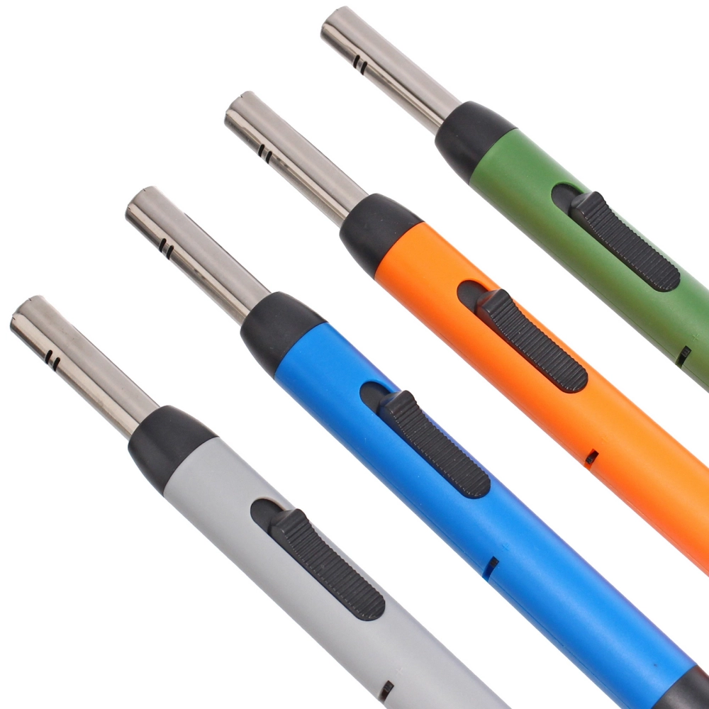 Зажигалка газовая для газовой плиты «Матовый микс» 19,5см, микс цветов