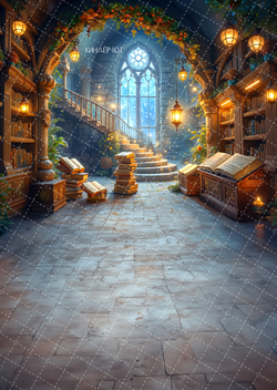 Фотофон "Библиотека Хогвартса" арт. ФФ904-37