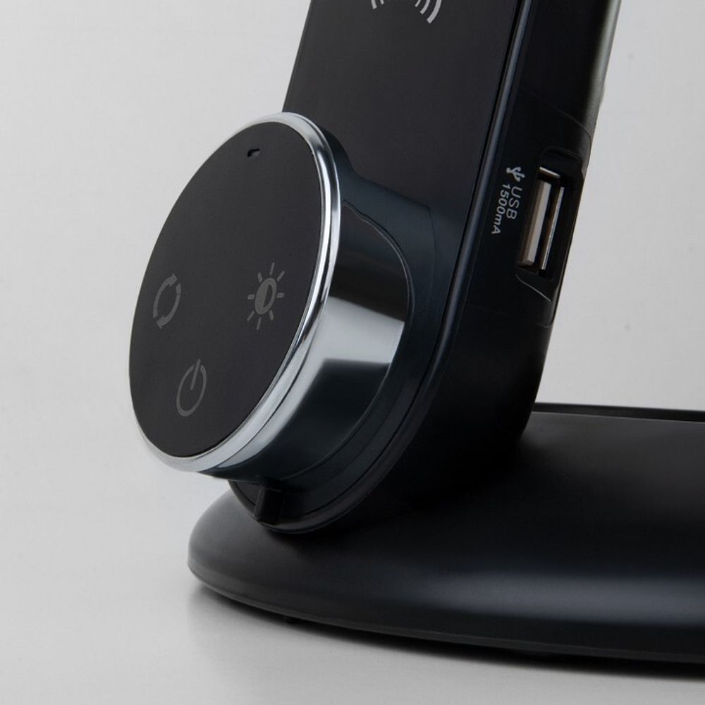 Настольная лампа офисная Eurosvet Action 80428/1 черный