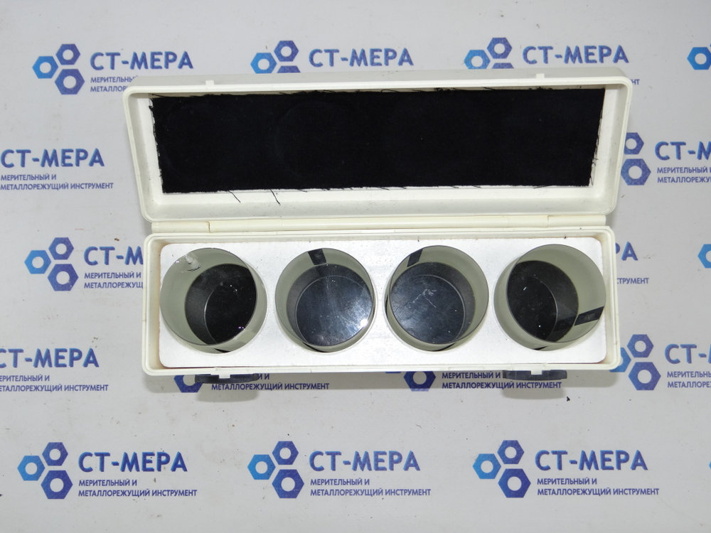 Пластины стеклянные плоскопараллельные ПМ-90 №5 (90,50; 90,62; 90,75; 90,87) 4 шт., ГОСТ 1121-75 Уценка