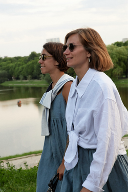 Рубашка оверсайз из белого льна