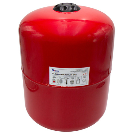 Расширительный бак вертикальный Napora 19 л (V-19 RED)