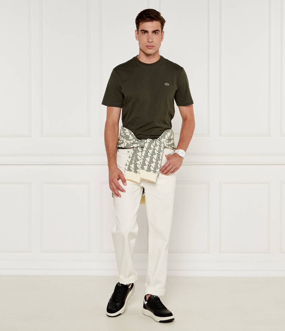 Футболка Lacoste - оливковый(TH2038)