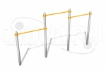 Мишень на стойках круглая для выполнения испытания «Метание теннисного мяча в цель»