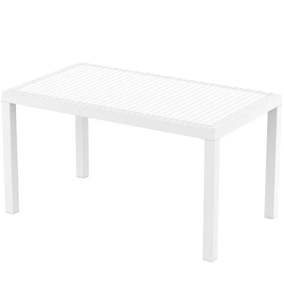 Пластиковый стол Orlando 140х80 белый