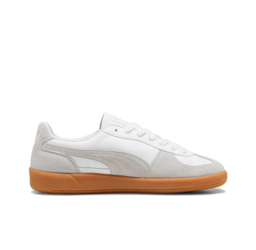 Кроссовки Puma Palermo Leather 'White Glacial Grey Gum' 396464-12