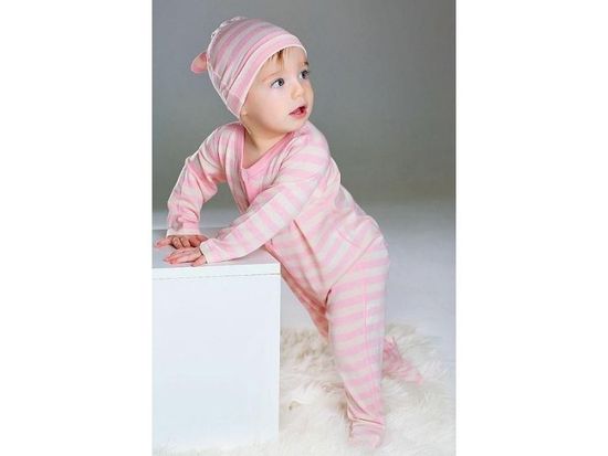 Боди из шерсти мериноса в полоску Merri Merini