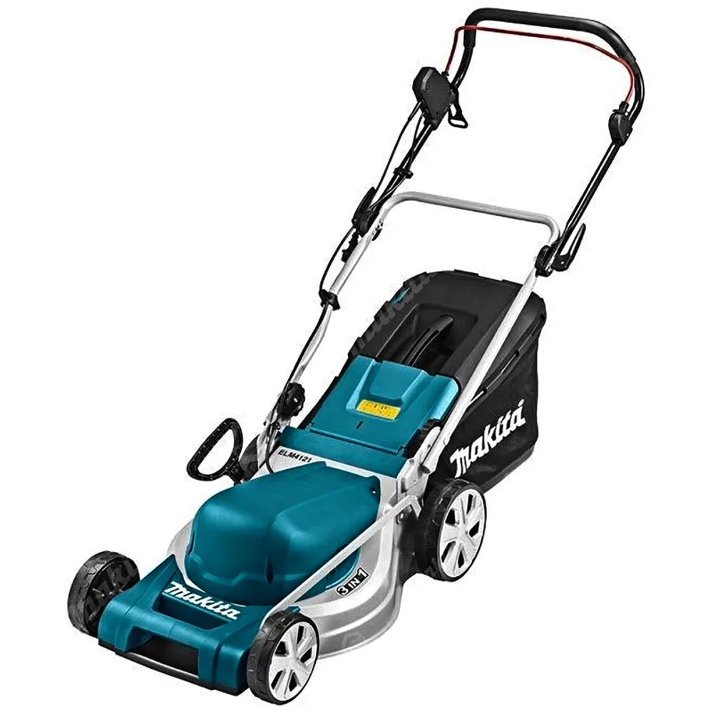 Электрическая газонокосилка Makita ELM4121: 1600 Вт, нож 41 см, ELM4121