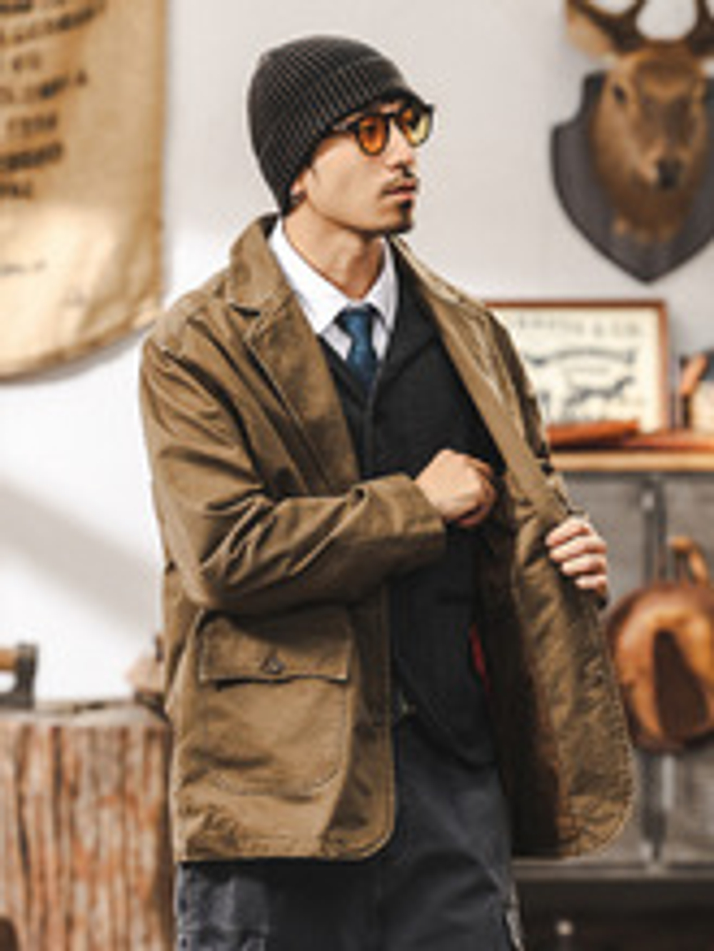 Американский ретро повседневный пиджак-куртка Maillard мужской весенний новый стиль