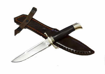 Нож кузница Семина ФИНКА «НКВД» Х12МФ, рукоять из граба