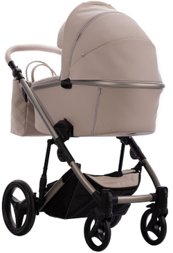 Детская коляска Bebetto Loren Sand 2 в 1 01 св.бежевая кожа