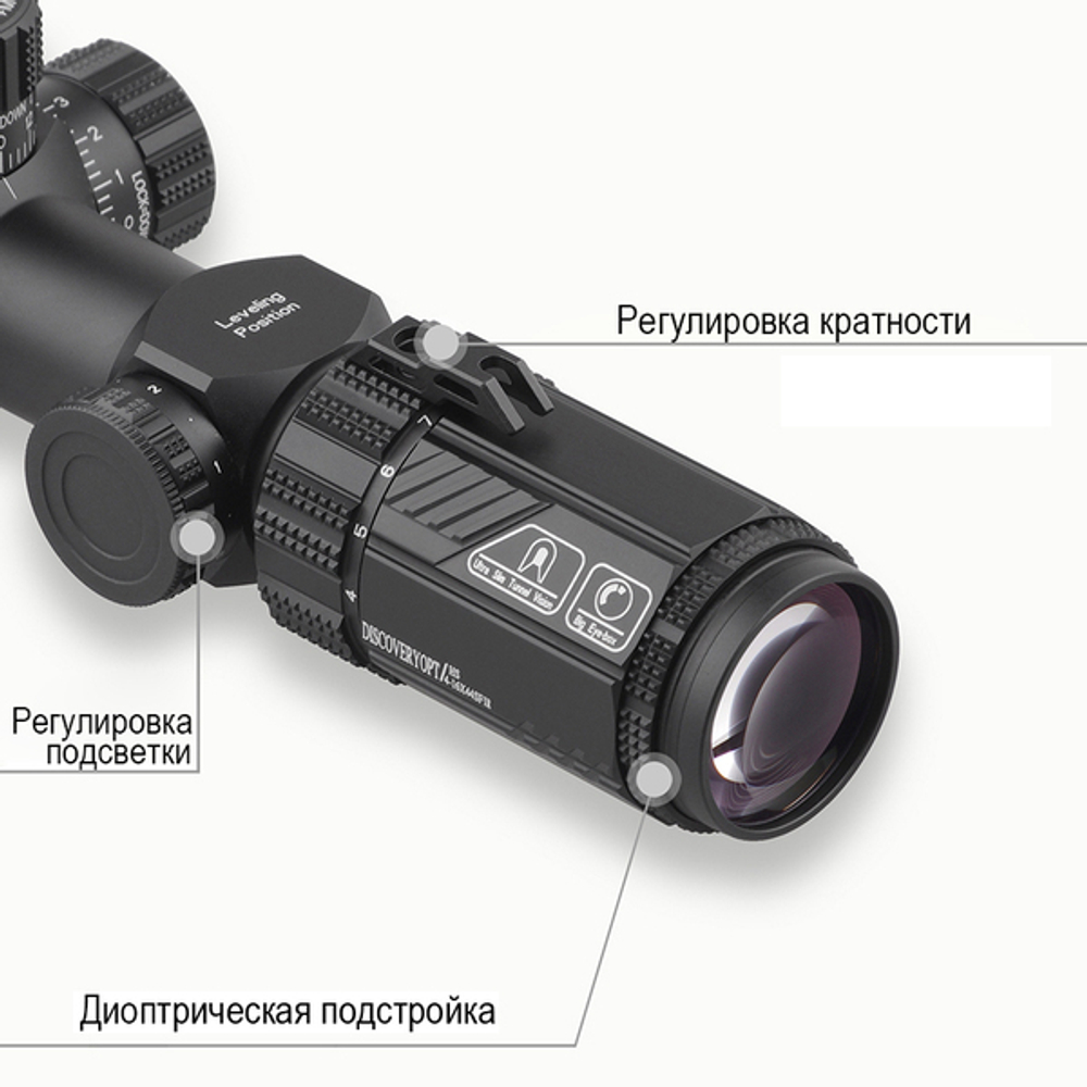 Оптический прицел DISCOVERY HS-GEN2 4-16X44SFIR D-30mm