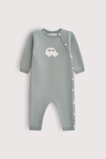 Комбинезон детский Loomknits Серо-зеленый