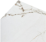 Стол М-City DISAUR Корнер (Corner) 120 Голден Жаде (Gloss Golden Jade Solid Ceramic), Белый