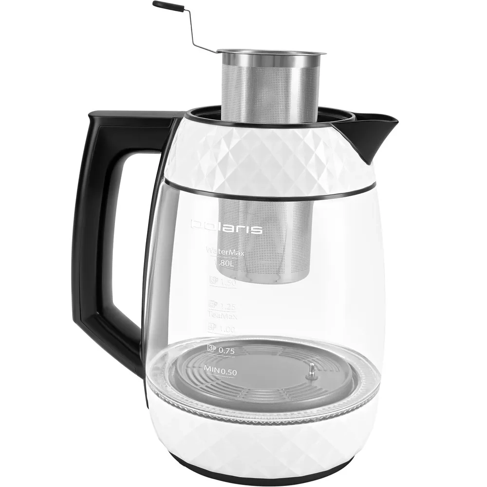 Электрический чайник PWK 1823CGLD Wi-Fi IQ Home белый