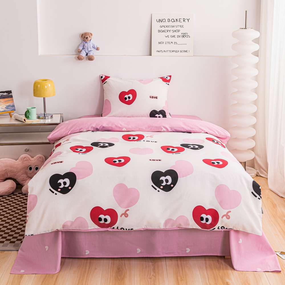 Комплект постельного белья на резинке Сатин Люкс KIDS 100% хлопок CDKR088