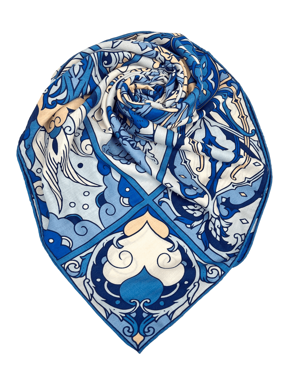 Шаль «Царевна Лебедь», 100% шерсть