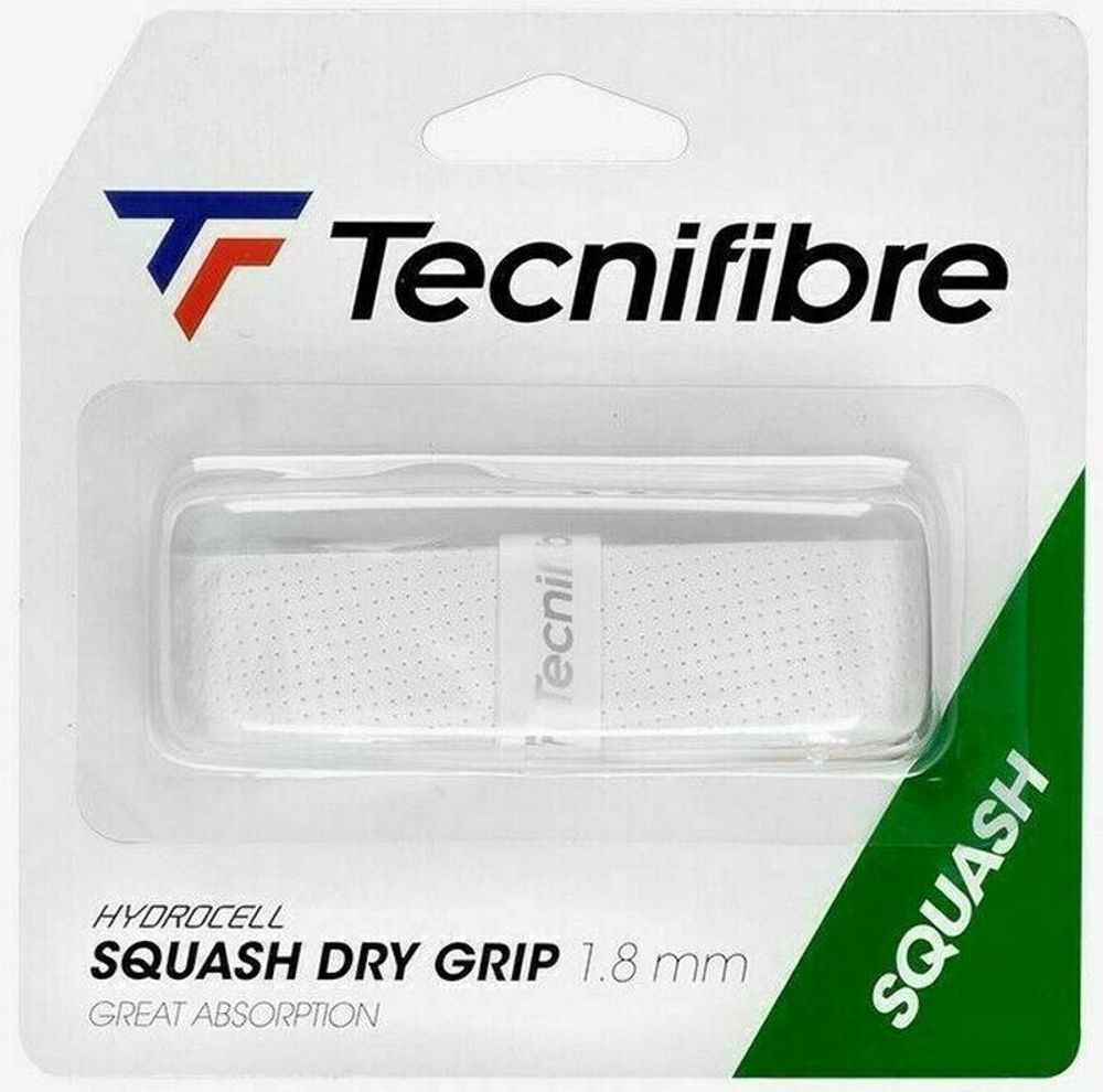 Намотки для сквоша Tecnifibre Squash Dry Grip 1P - white