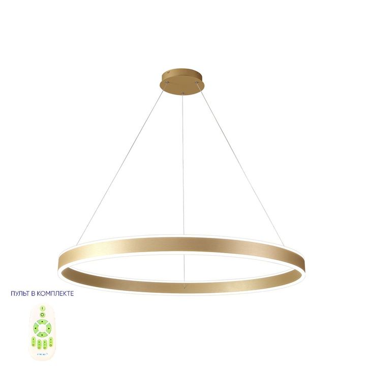 Подвесная люстра Crystal Lux MUCHOS SP88W LED D1000 GOLD