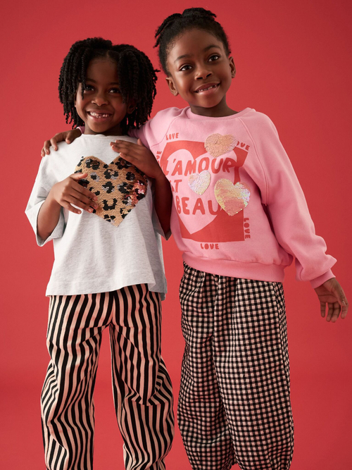 Футболка для девочки Next E44-443, Светло-серый