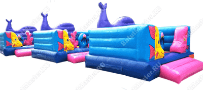 Коммерческий надувной батут "Морское царство 2"