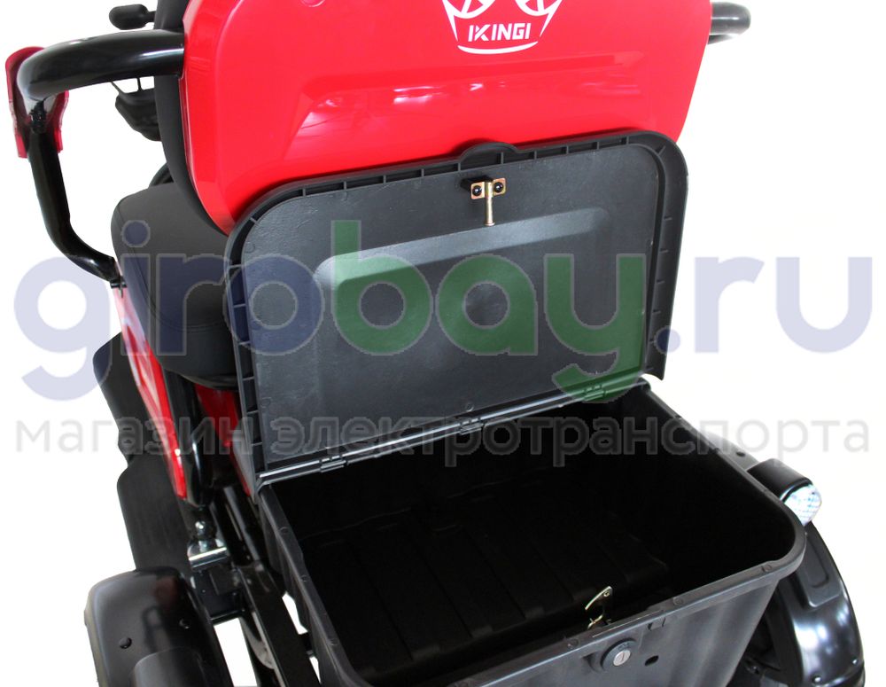 Электроскутер IKINGI SIBTRIKE 1000W (60V/23Ah) - Красный фото №12