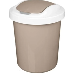 Контейнер для мусора Palm круглый 6л (бежевый) (комплект 9 шт)