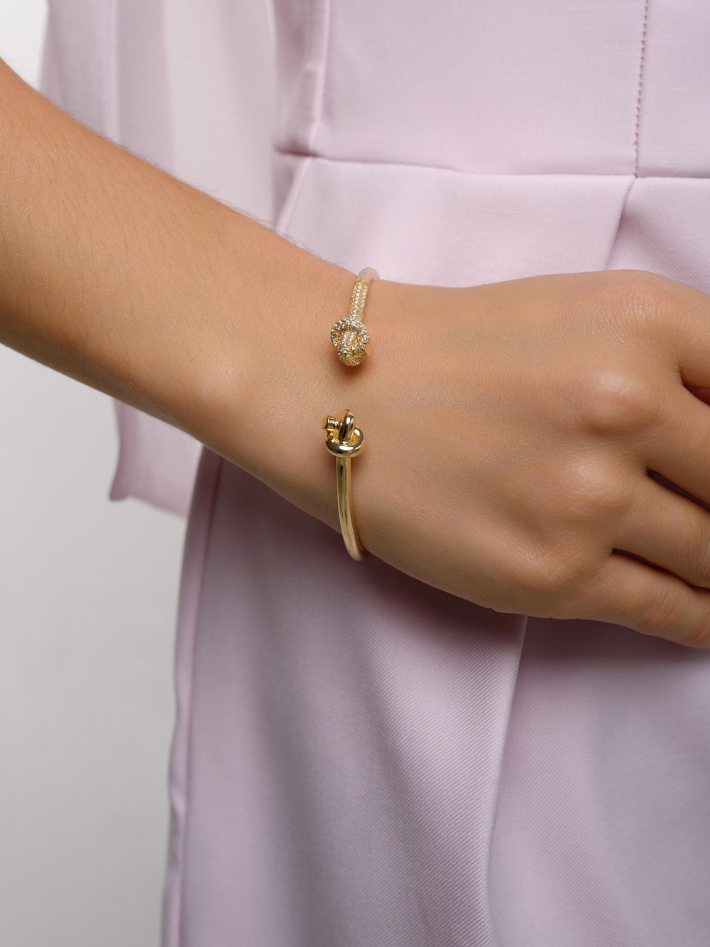 Браслет "Knot shiny" Gold