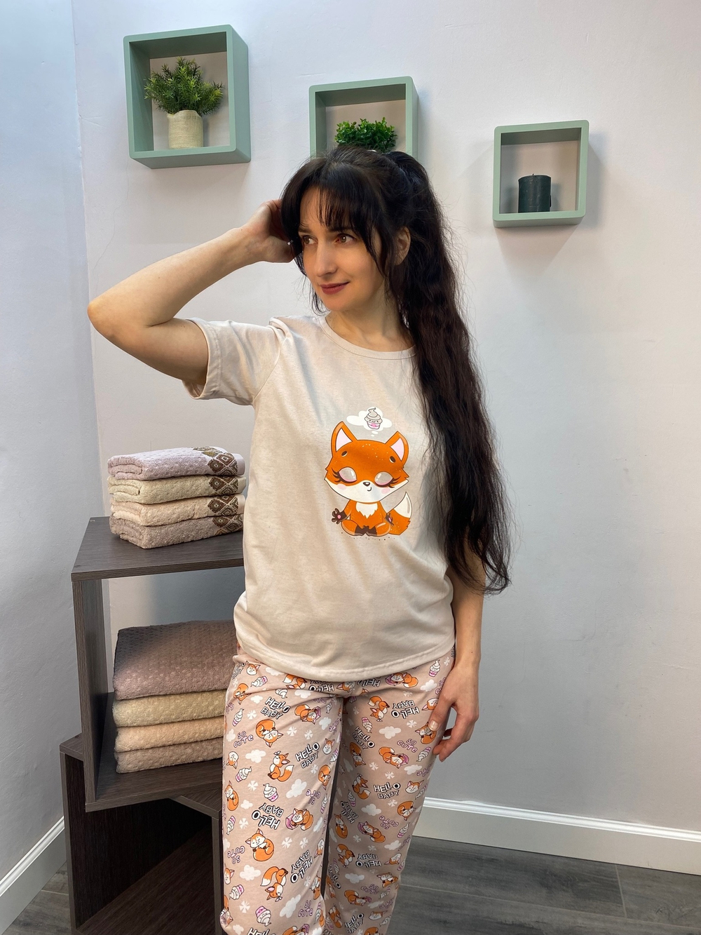 Пижама женская "Дзен К.П" брюки (Р8)