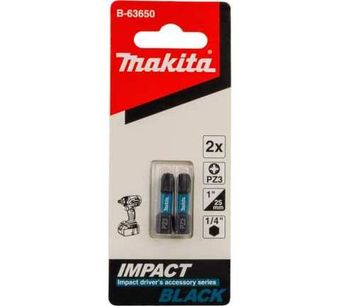 Насадка Impact Black (2 шт.; PZ3; 25 мм; C-form) Makita B-63650