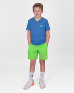 ОДЕЖДА ДЛЯ ТЕННИСА Мальчики, Футболка BIDI BADU CREW INSIDE OUT JUNIOR V NECK TEE .