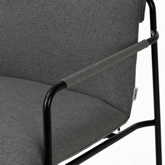 Кресло Dag цвет черный/серый