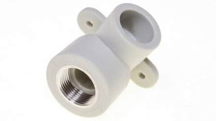 99 Угольник с креплением п/п 20х 1/2 в чех Экопластик