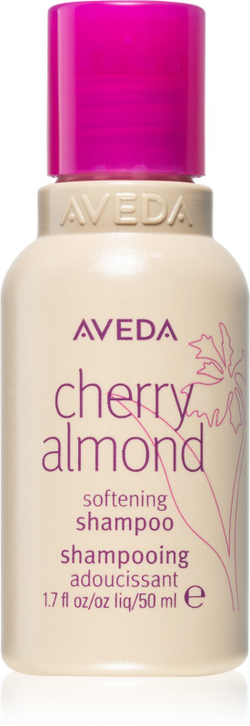 Aveda Cherry Almond Softening Shampoo - питательный шампунь для придания волосам блеска и мягкости /   50  ml  / GTIN 018084003428