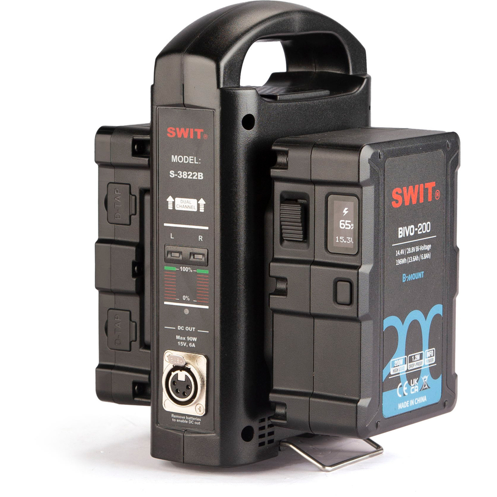 Зарядное устройство SWIT S-3822B 2-канальное для аккумуляторов B-Mount