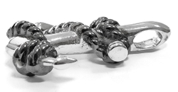 Ювелирная подвеска Якорь из серебра