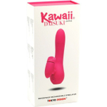Вибратор с клиторальным стимулятором Kawaii Daisuki 3 (Цвет: розовый)