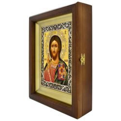 Спаситель Вседержитель. Рукописная икона Иисуса Христа.