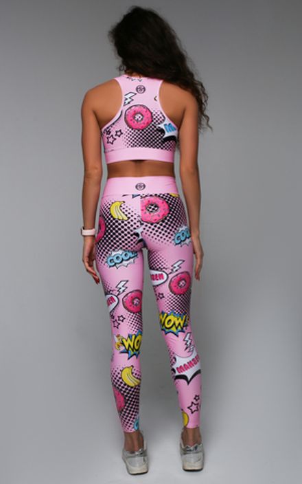 Леггинсы Pop art pink