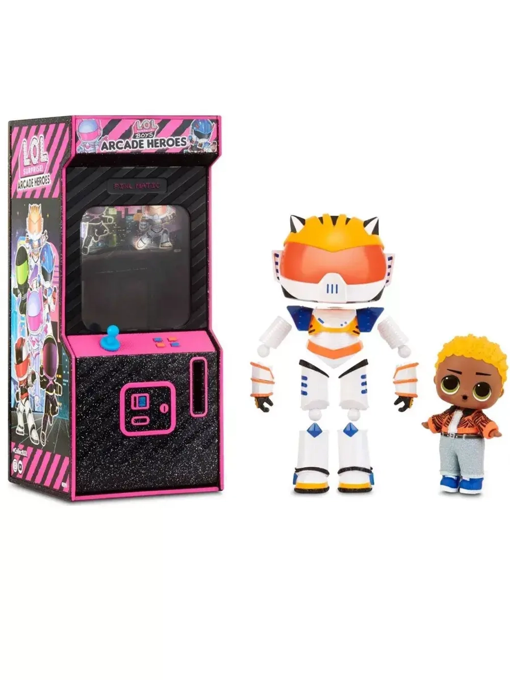 Кукла Лол мальчик Lol Boys Arcade Heroes оранжевый