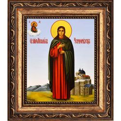 Михаил Савваит, Едесский, Черноризец Преподобномученик. Икона на холсте.