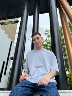 Футболка SPACE OverSize Серый меланж