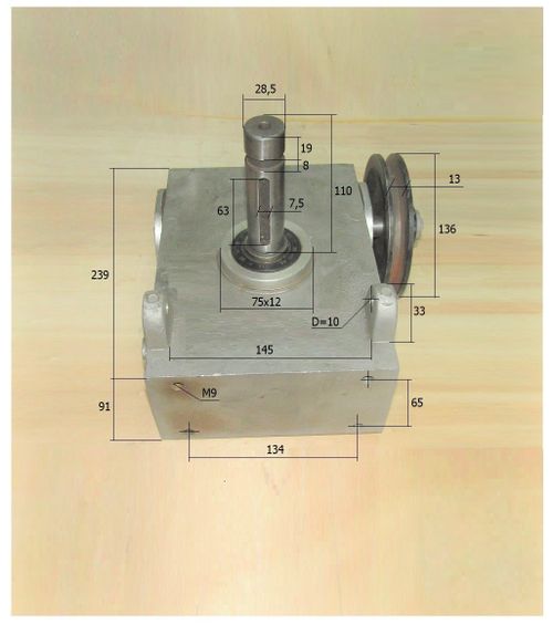 Редуктор DMD1000 (без шпилек) /Gear Case,(S100-022)