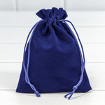 Мешочек 12х15см Бархат класс Б (Синий)