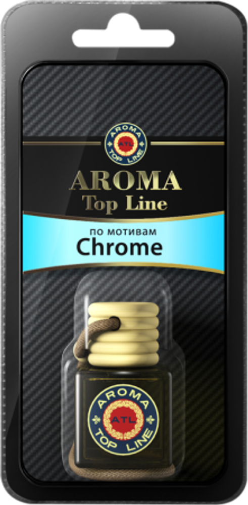 Aroma Top Line Ароматизатор в стеклянном флаконе Chrome